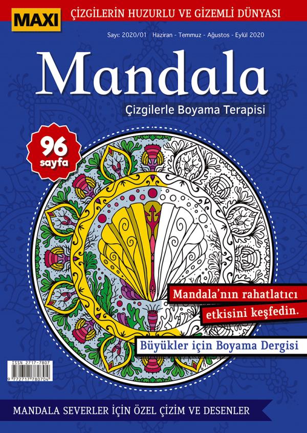 Maxi Mandala Coloring  Therapy With Lines Issue 1
