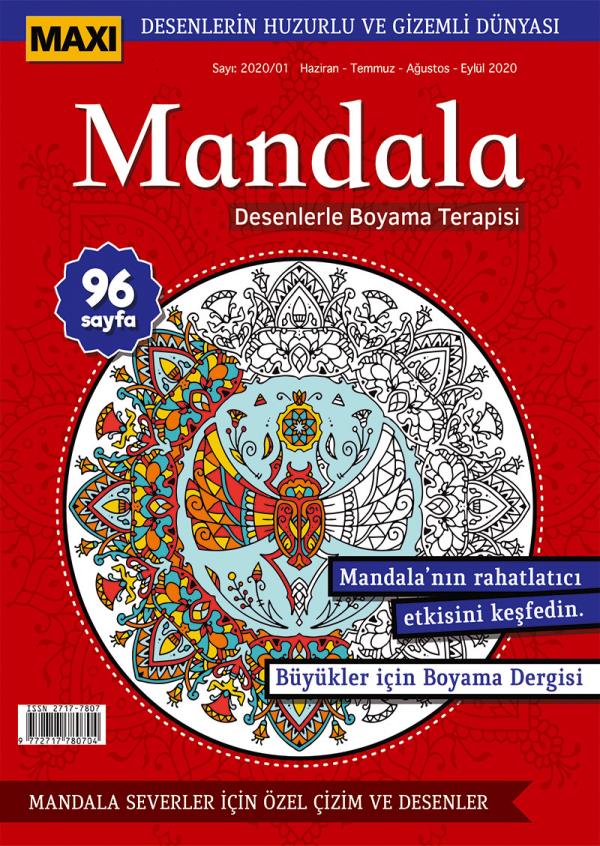 Maxi Mandala Coloring  Therapy With Patterns Issue 1