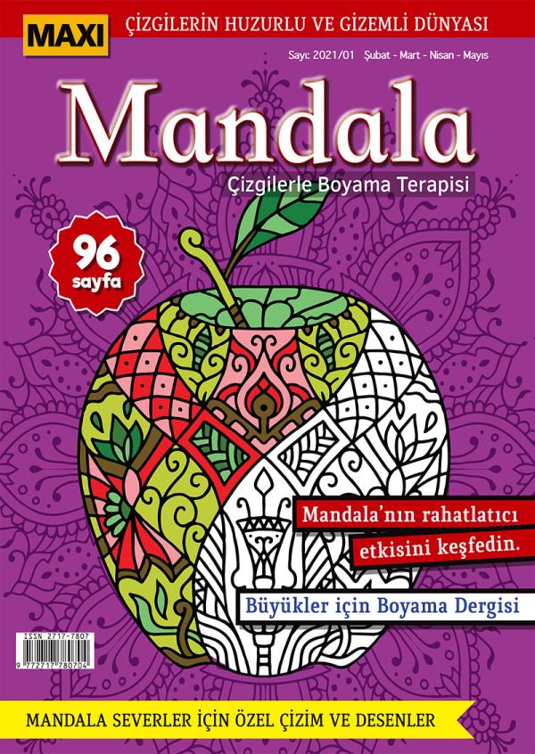 Maxi Mandala Coloring  Therapy With Lines Issue 3