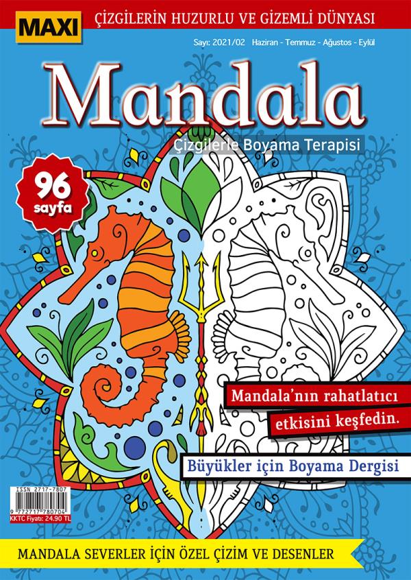 Maxi Mandala Coloring  Therapy With Lines Issue 4