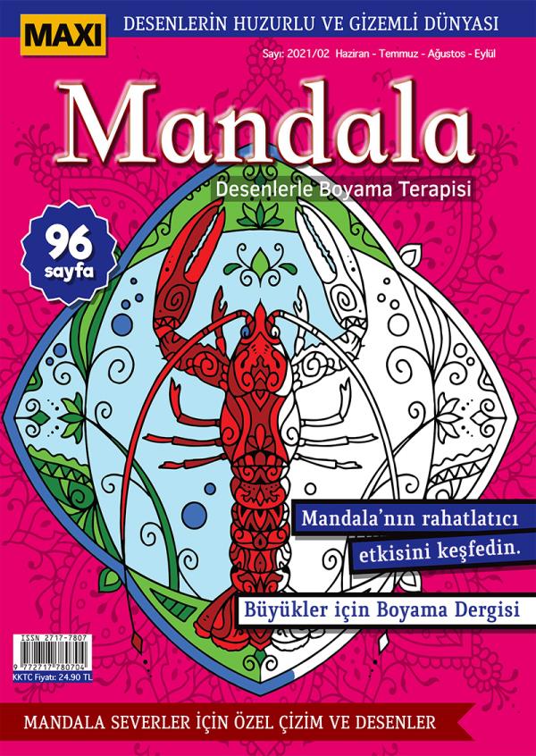 Maxi Mandala Coloring  Therapy With Patterns Issue 4