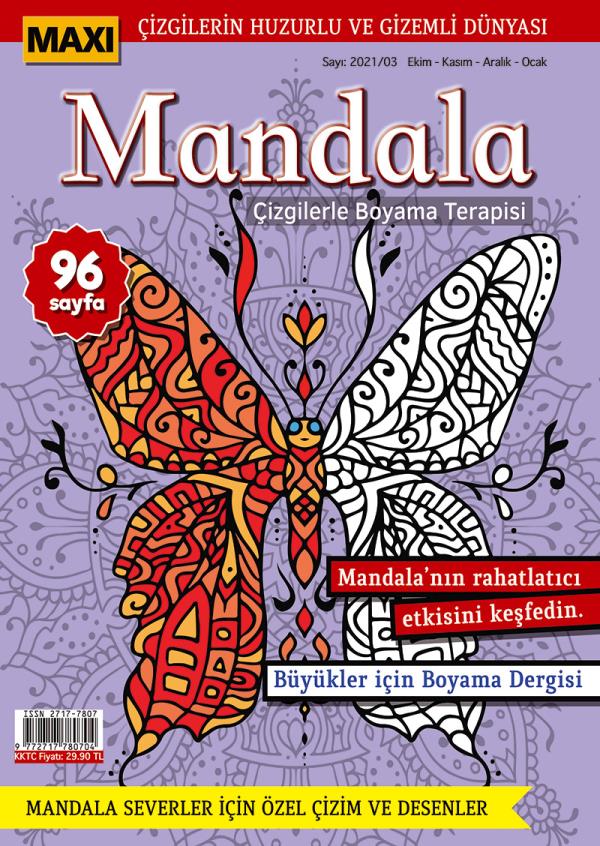 Maxi Mandala Coloring  Therapy With Lines Issue 5
