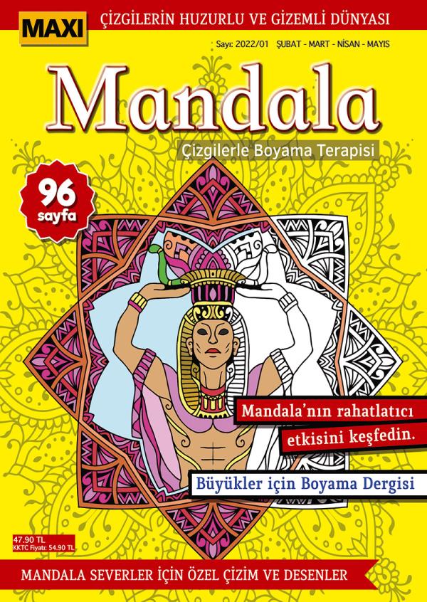 Maxi Mandala Coloring  Therapy With Lines Issue  6