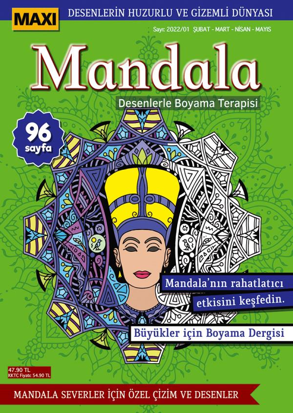 Maxi Mandala Coloring  Therapy With Patterns  Issue 6