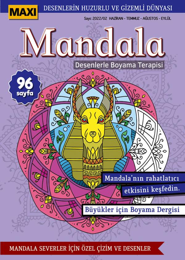 Maxi Mandala Coloring Therapy With Patterns Issue  7