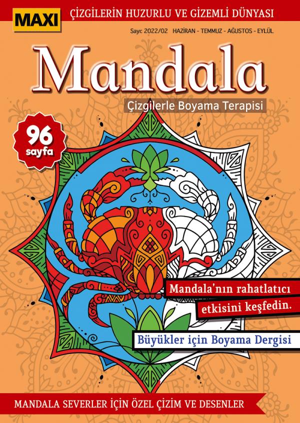 Maxi Mandala Coloring Therapy With Lines Issue 7