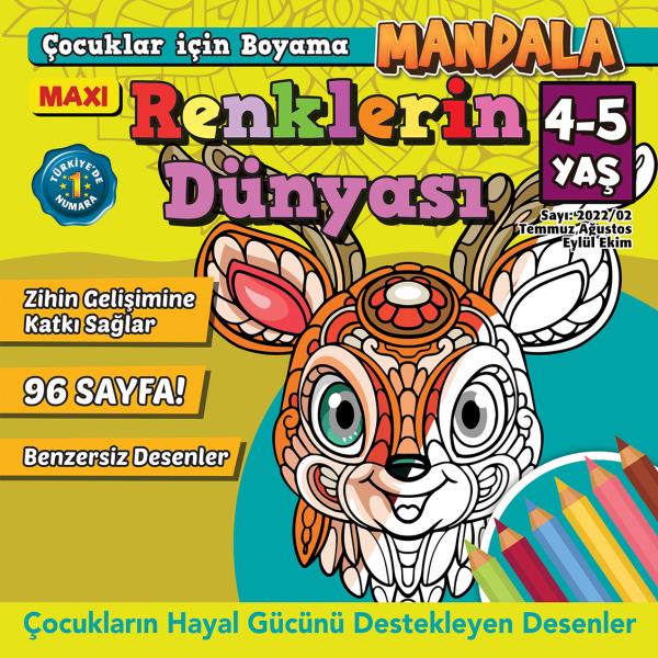 Maxi The World of Colors- Coloring Book For Kids Issue  3