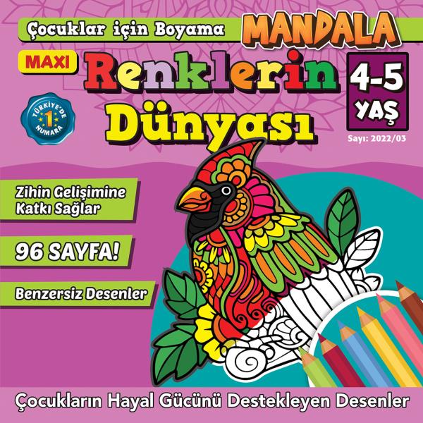 Maxi The World of Colors- Coloring Book For Kids Issue 4