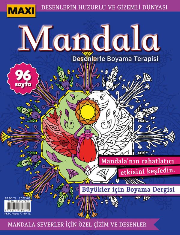 Maxi Mandala Coloring Therapy With Patterns Issue 8