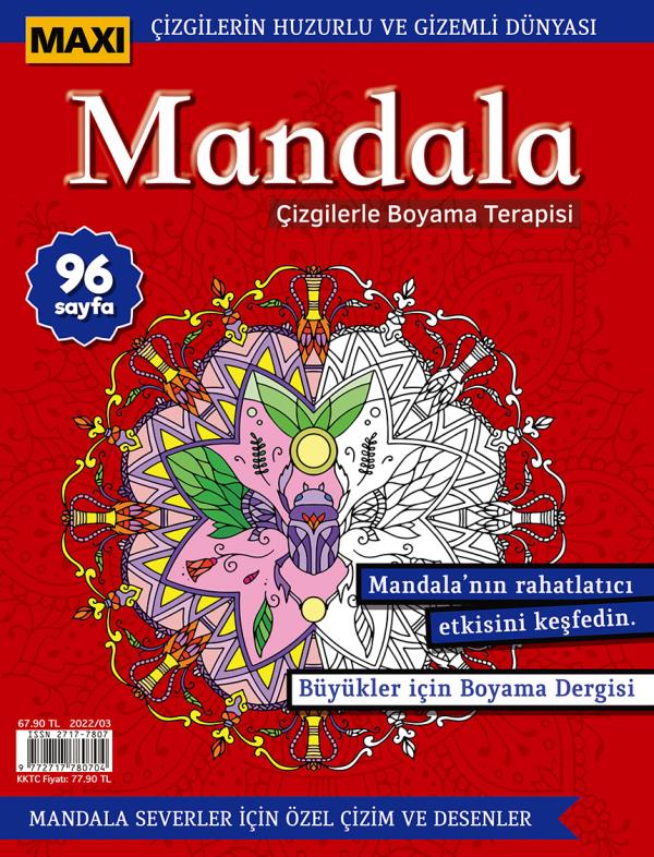 Maxi Mandala Coloring Therapy With Lines Issue 8