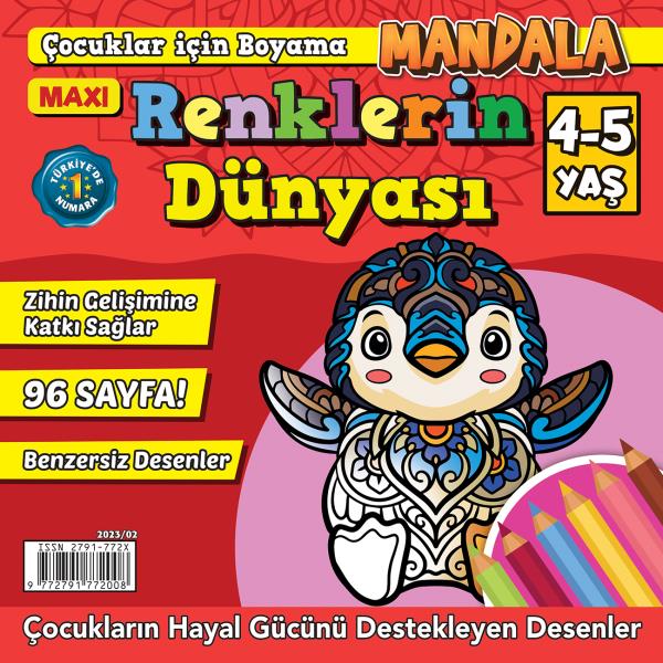 Maxi The World of Colors- Coloring Book For Kids Issue 6