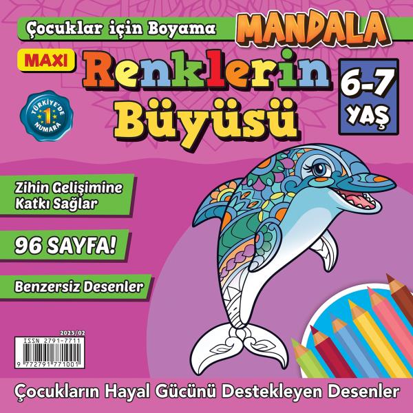 Maxi The Magic of Colors- Coloring Book For Kids Issue 6