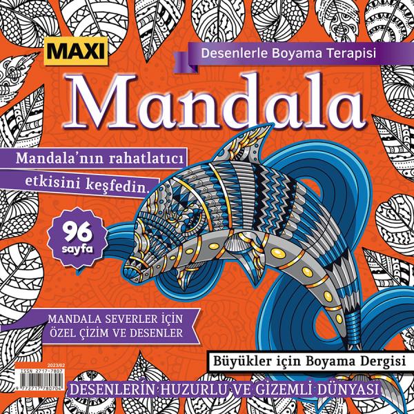 Maxi Mandala Coloring Therapy With Patterns Issue 10