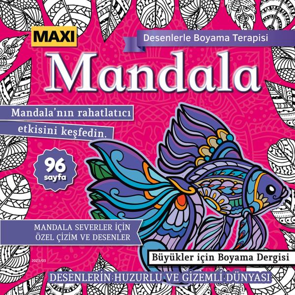 Maxi Mandala Coloring Therapy With Patterns Issue 11