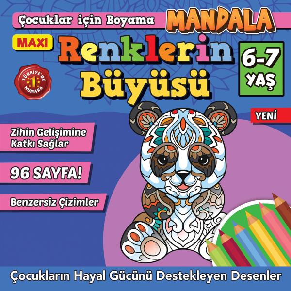 Maxi The Magic of Colors- Coloring Book For Kids Issue 7