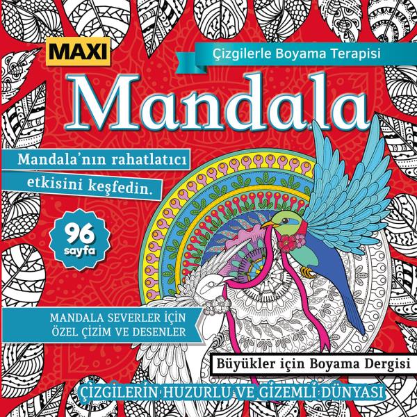 Maxi Mandala Coloring Therapy With Lines Issue 12