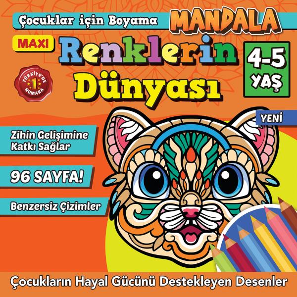 Maxi The World of Colors- Coloring Book For Kids Issue 9