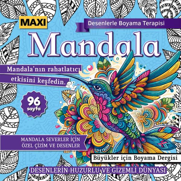Maxi Mandala Coloring Therapy With Patterns Issue 14