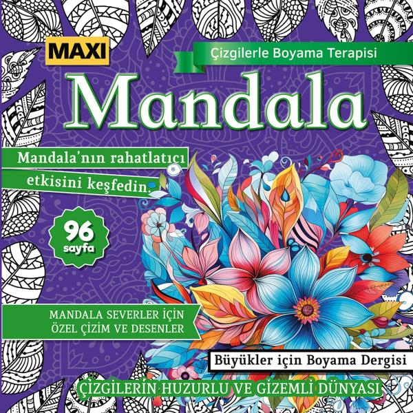 Maxi Mandala Coloring Therapy With Lines Issue 14