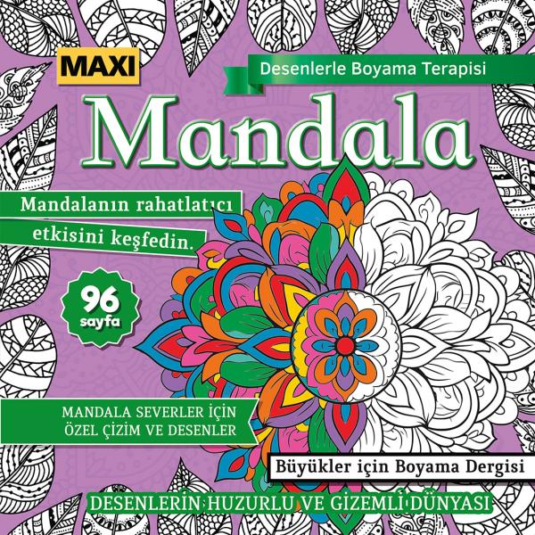 Maxi Mandala Coloring Therapy With Patterns Issue 15