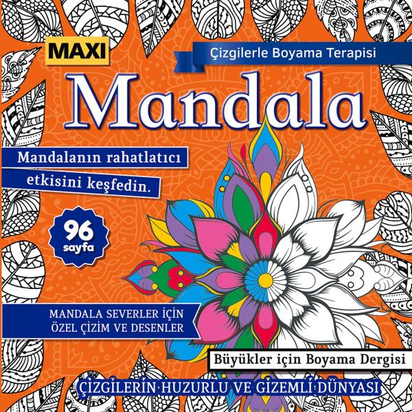 Maxi Mandala Coloring Therapy With Lines Issue 15