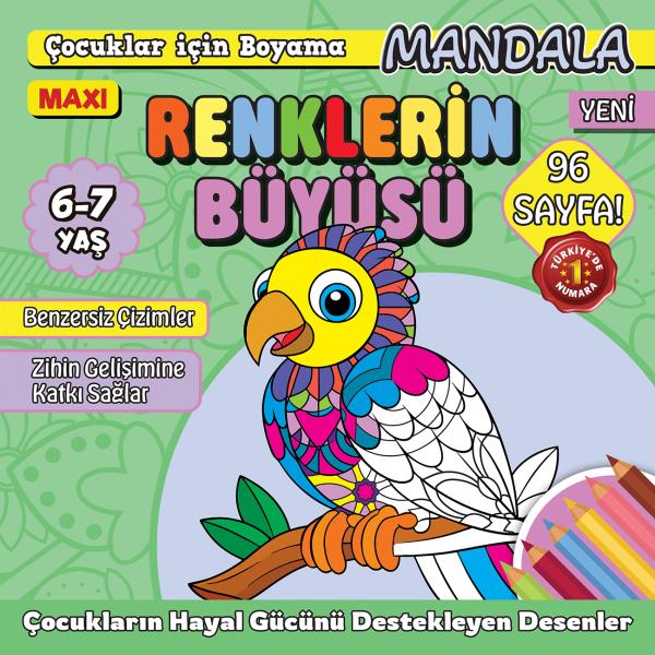 Maxi Renklerin Büyüsü- Çocuklar İçin Boyama 15